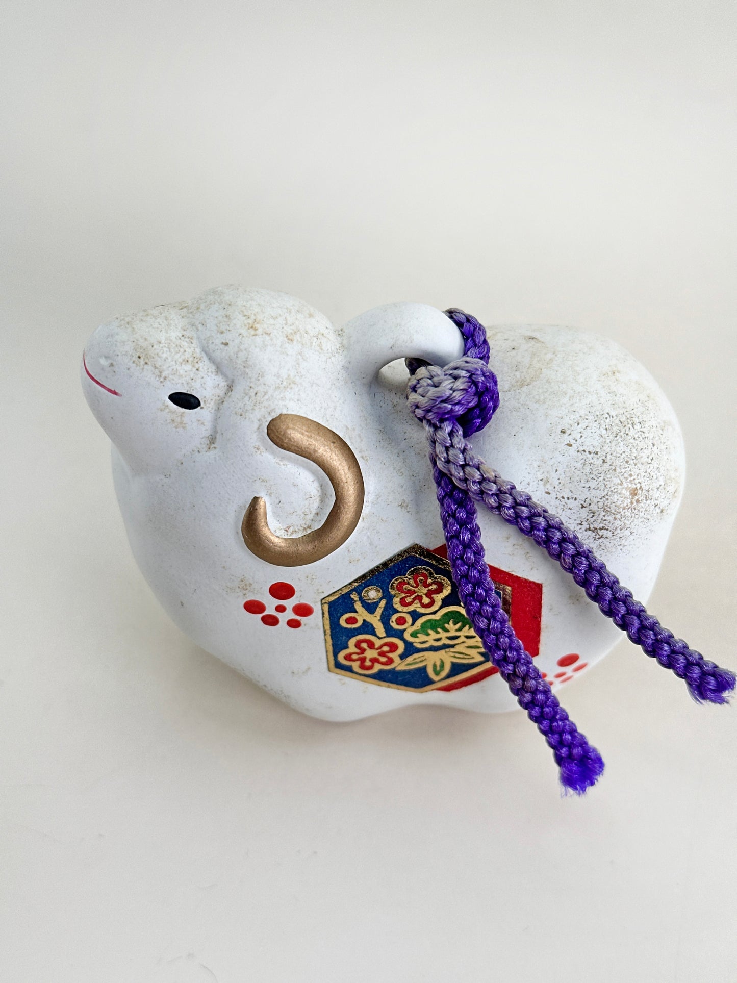 CB187 - Sheep Dorei Clay Bell by Shōfūgama 正風窯