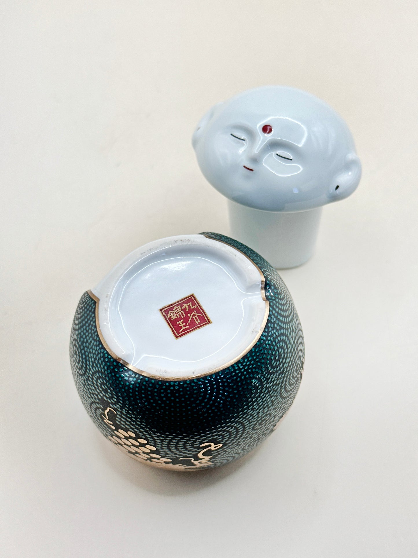 TB185 - Jizo Kogo Box of Kutani-yaki 九谷焼