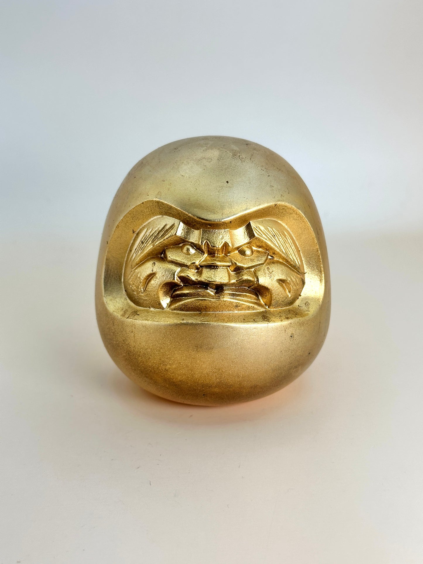 FT210 - Vintage Gold Daruma Talisman