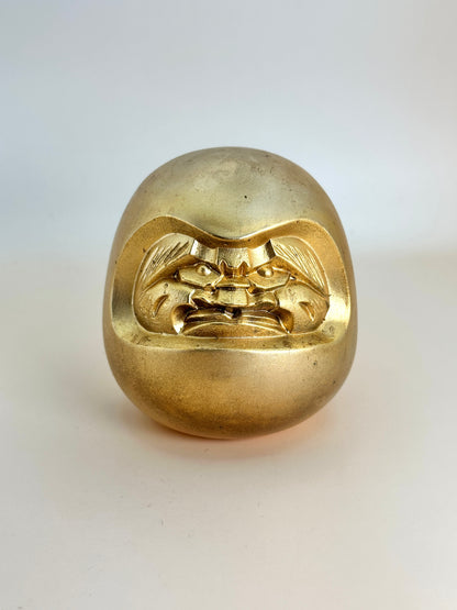FT210 - Vintage Gold Daruma Talisman