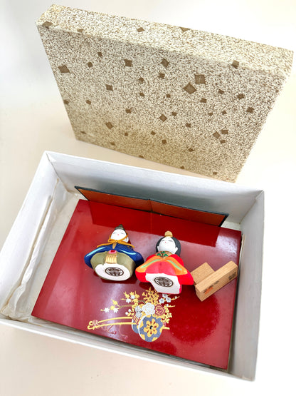 FT211 - Kyoto ceramic hina doll set by Shimoda Kaho 嶌田香甫