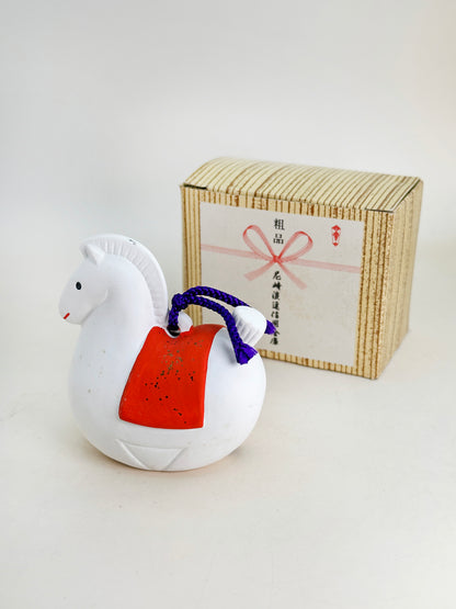 CB190 - Horse Dorei Clay Bell of Kogane Jinja 小金神社