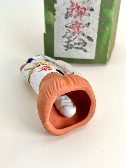 CB081 - Dorei Clay Bell from Tagata Shrine 田縣神社 – Fertility Symbol