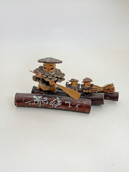 K15159 - Omiyage Kokeshi from  Hozugawa River 保津川