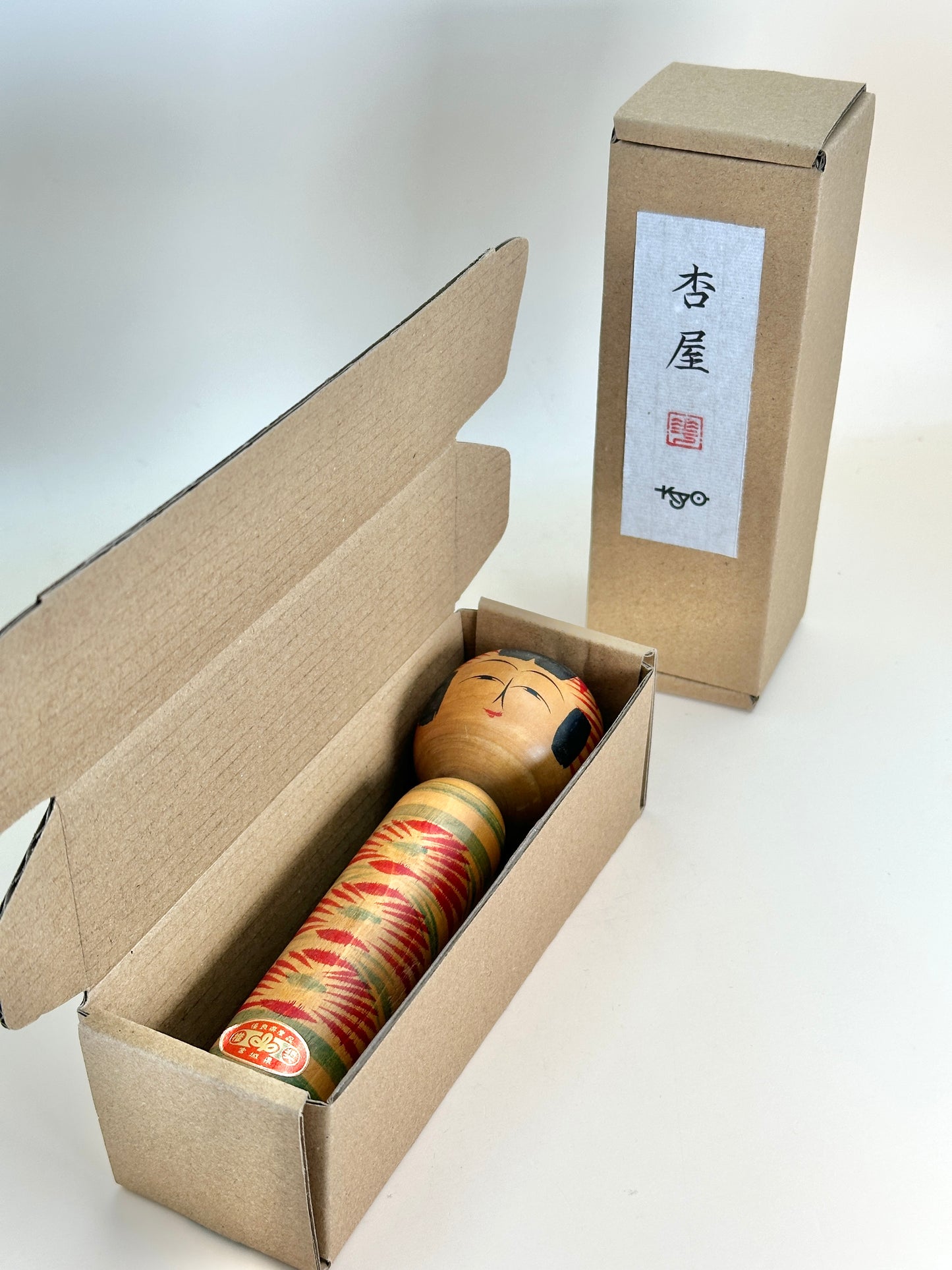 K15072 - Traditional Togatta kokeshi by Takeji Yamao 山尾武治