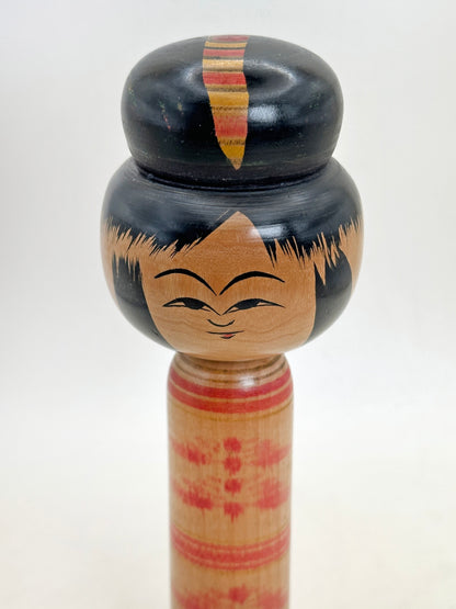 K18157 - Traditional Hijiori Kokeshi by Kobayashi Sadao 小林定雄