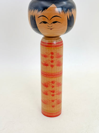 K18157 - Traditional Hijiori Kokeshi by Kobayashi Sadao 小林定雄