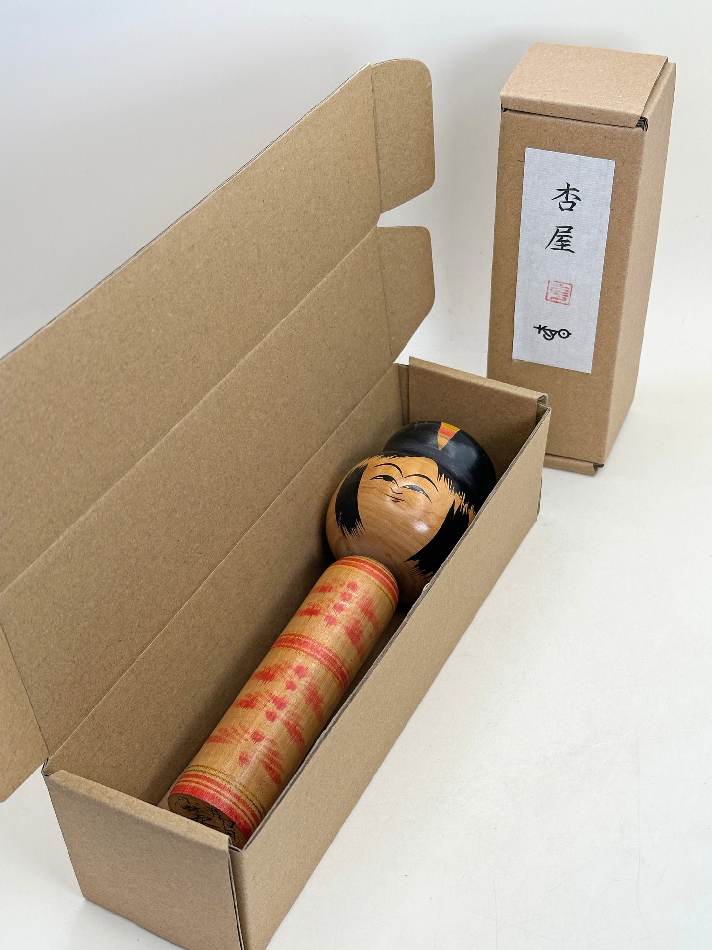 K18157 - Traditional Hijiori Kokeshi by Kobayashi Sadao 小林定雄