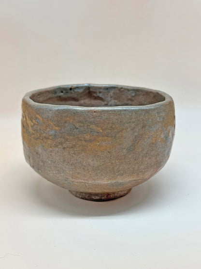 TC17 - Raku-yaki Matcha Bowl 楽焼 茶碗 – Grey Coral Glaze