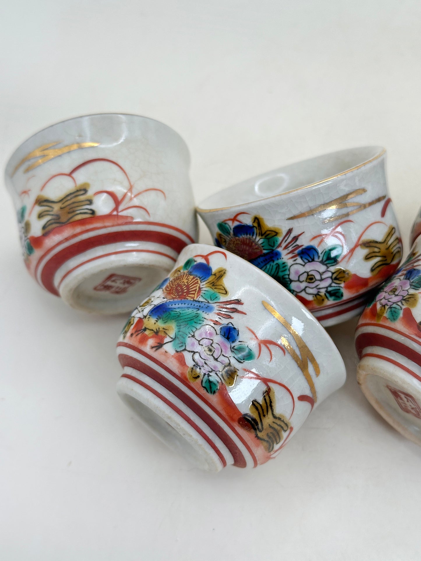 TB297 - Kutani-yaki cup set 九谷焼