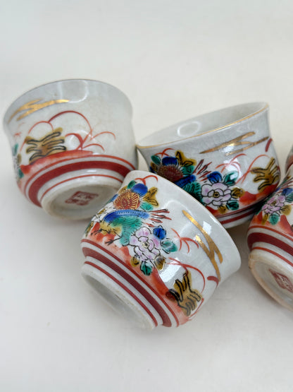 TB297 - Kutani-yaki cup set 九谷焼