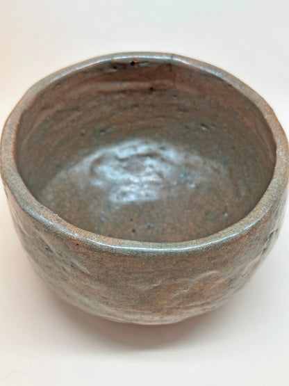 TC17 - Raku-yaki Matcha Bowl 楽焼 茶碗 – Grey Coral Glaze