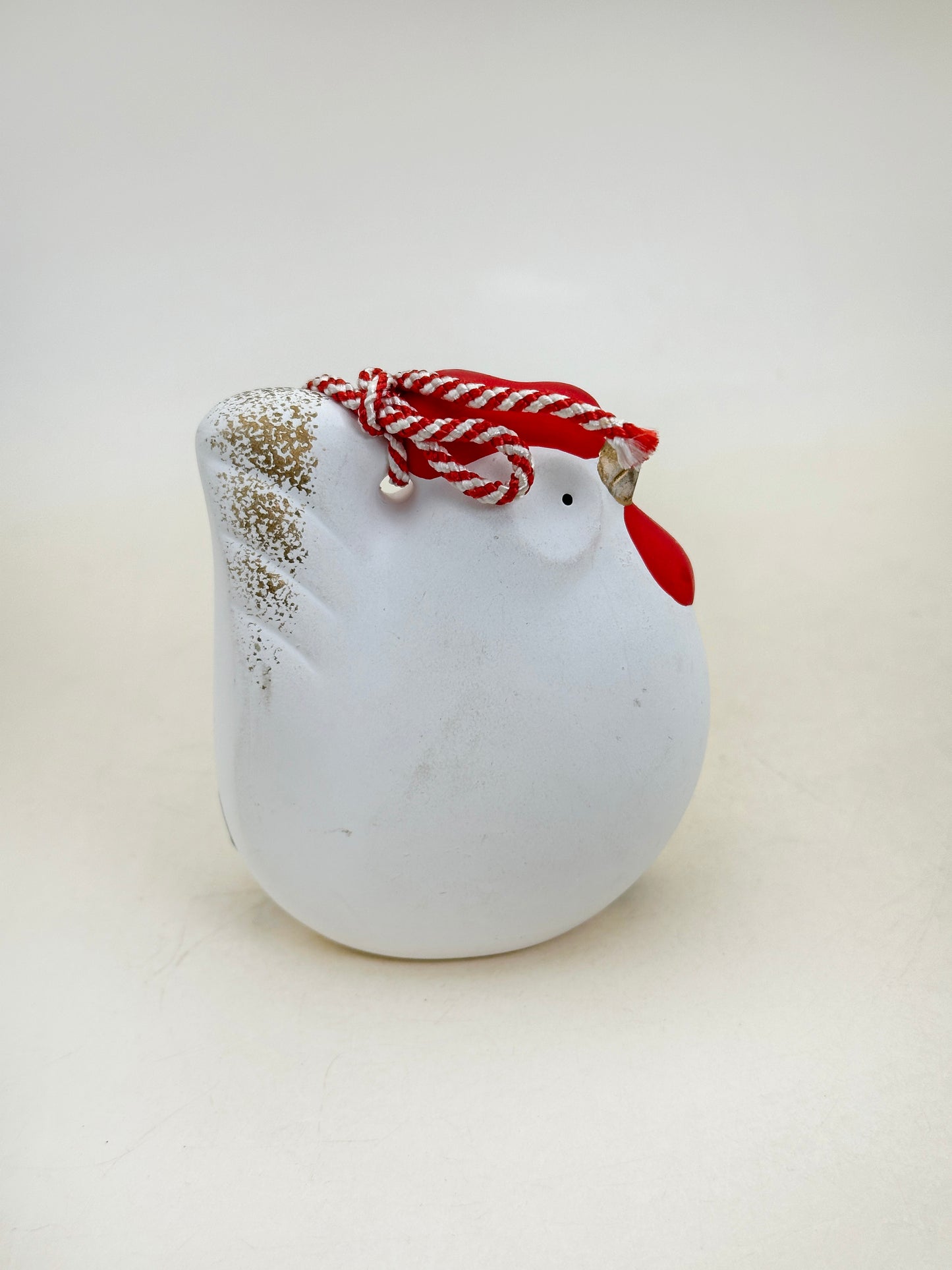 CB277 - Yakushigama Rooster Dorei Clay Bell 薬師窯