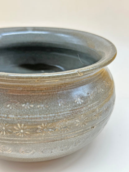 TC03 - Mishima-yaki Tea ceremony Kensui Waste-water bowl 建水