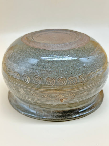 TC03 - Mishima-yaki Tea ceremony Kensui Waste-water bowl 建水