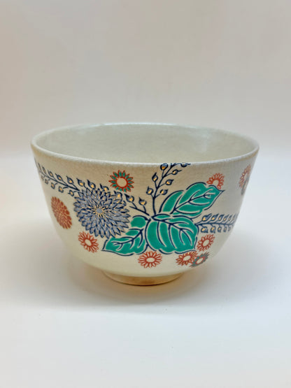 TC08 - Kyoto Kiyomizu-yaki Matcha Bowl Chawan 京焼