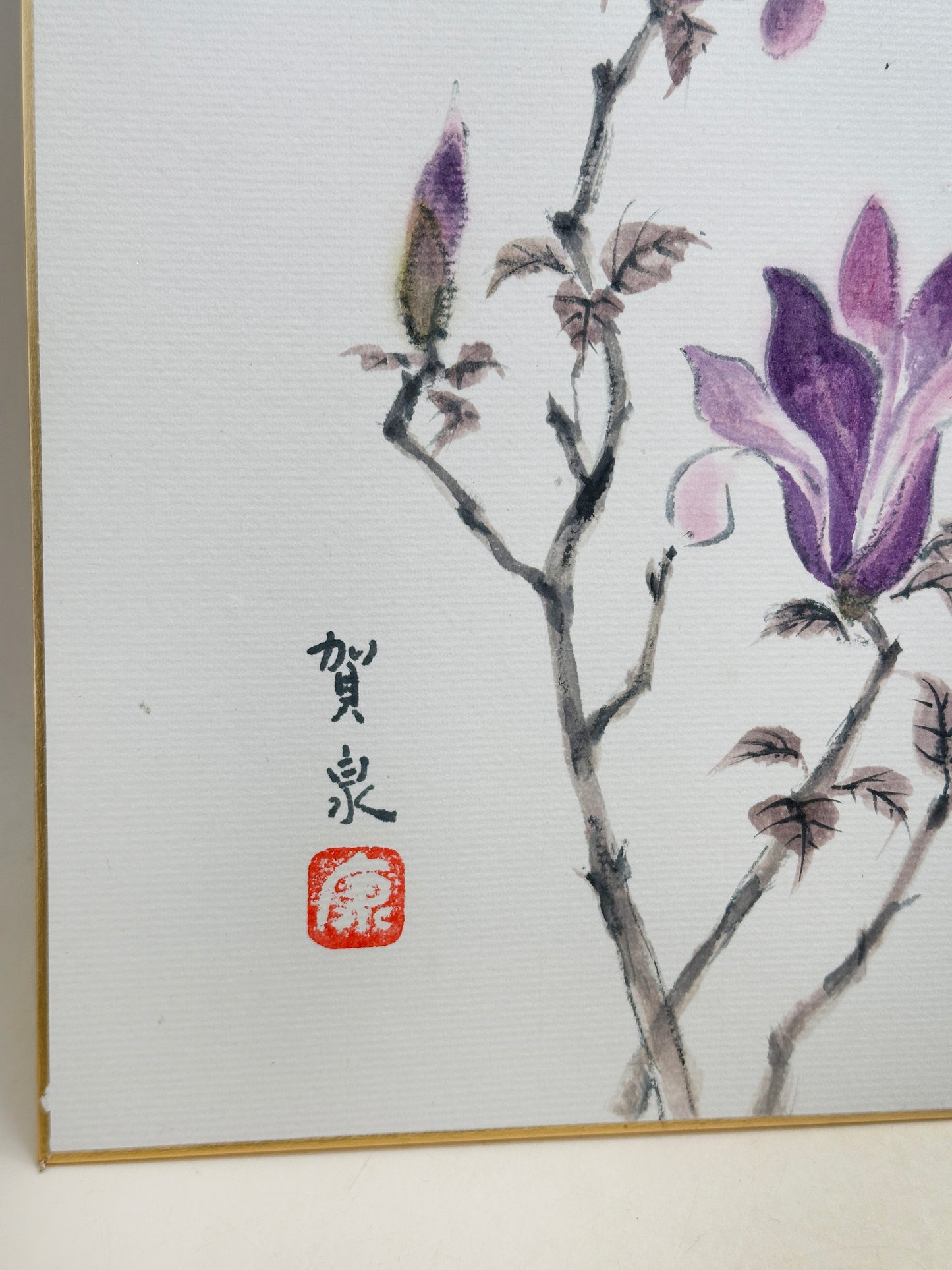 SHP315 - Shikishi artwork by Kasen 賀泉