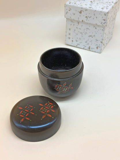 TC06 - Vintage Japanese Lacquerware Tea Caddy 茶入