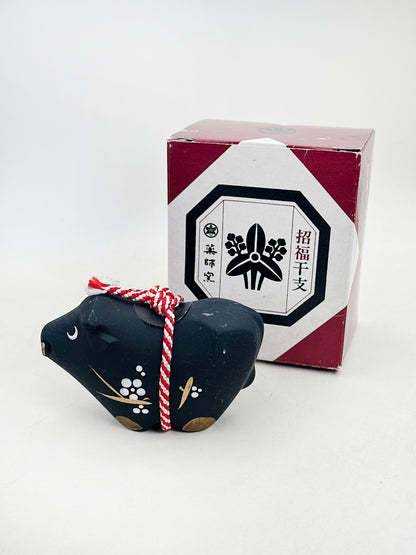 FT468 - Zodiac Cow figurine by Yakushigama 薬師窯