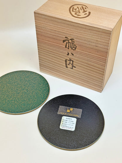 TB35 - Japan Laque Nouveau Cup Coaster Set