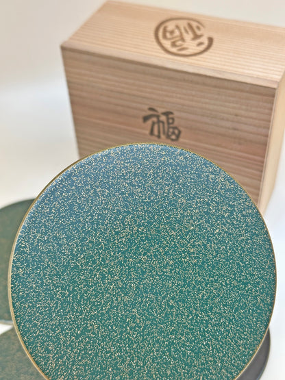 TB35 - Japan Laque Nouveau Cup Coaster Set