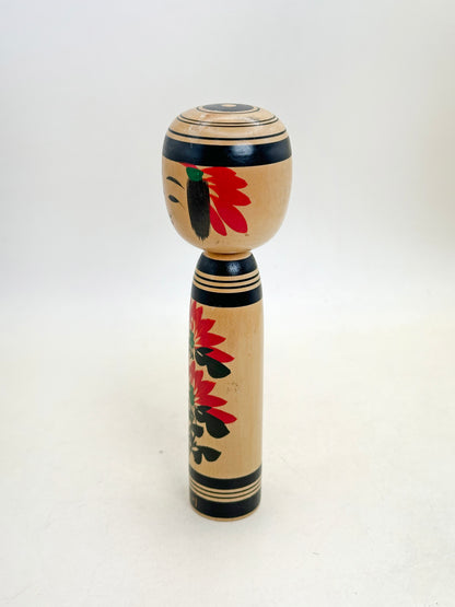 K15162 - Sosaku Shingata Kokeshi by Hitokura Masamichi 一倉正道