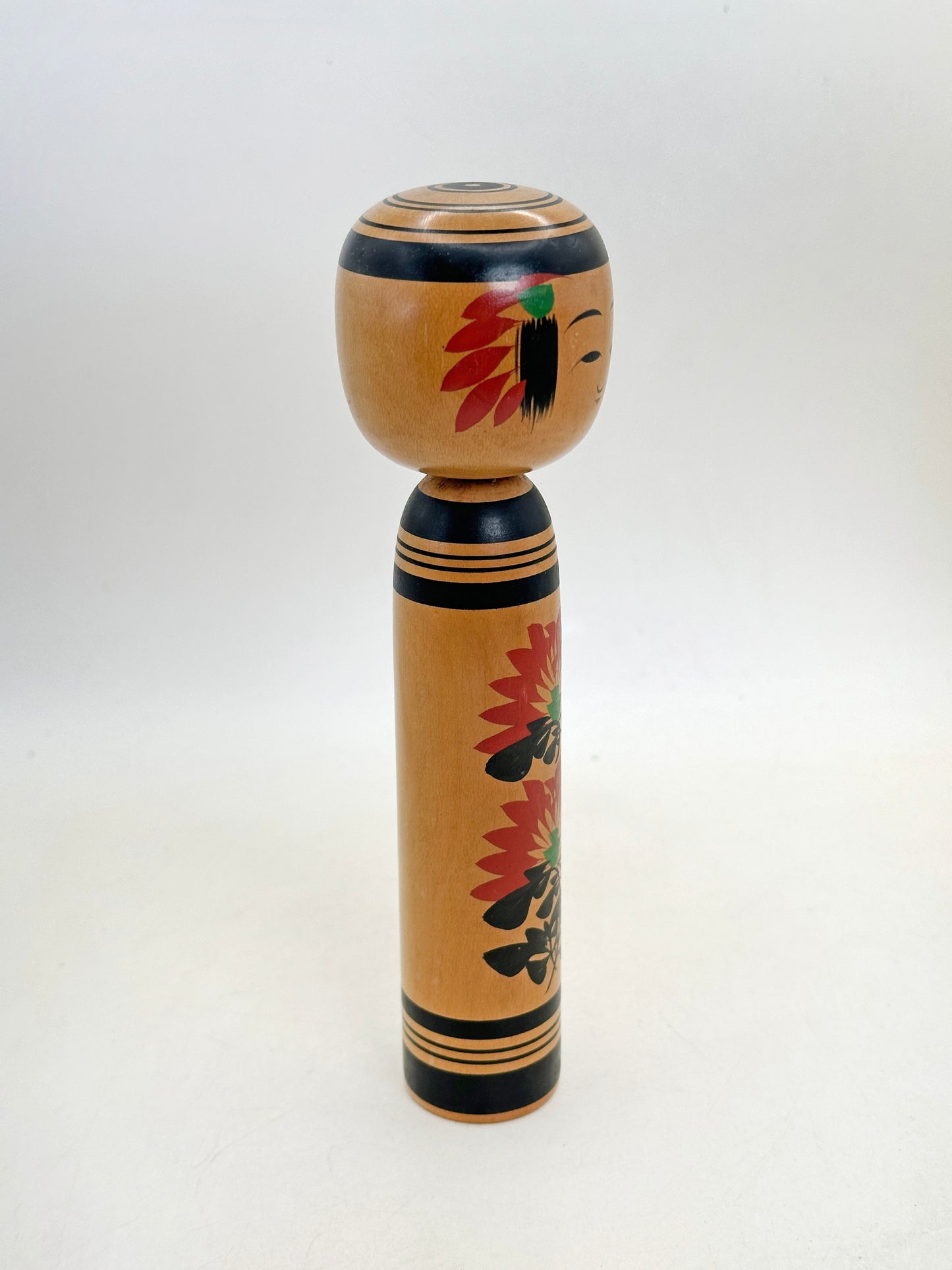 K18161 - Sosaku Shingata Kokeshi by Hitokura Masamichi 一倉正道