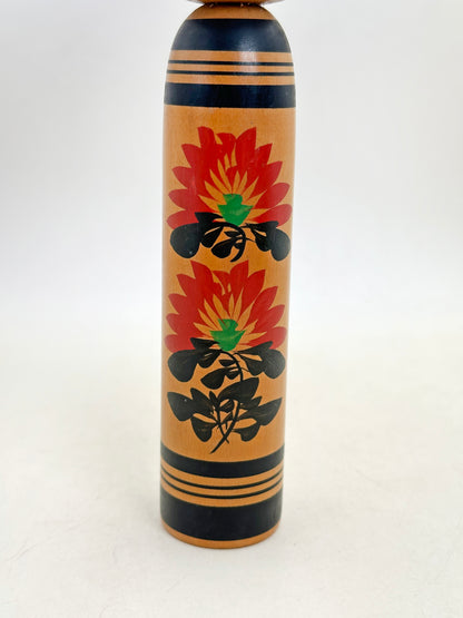K18161 - Sosaku Shingata Kokeshi by Hitokura Masamichi 一倉正道
