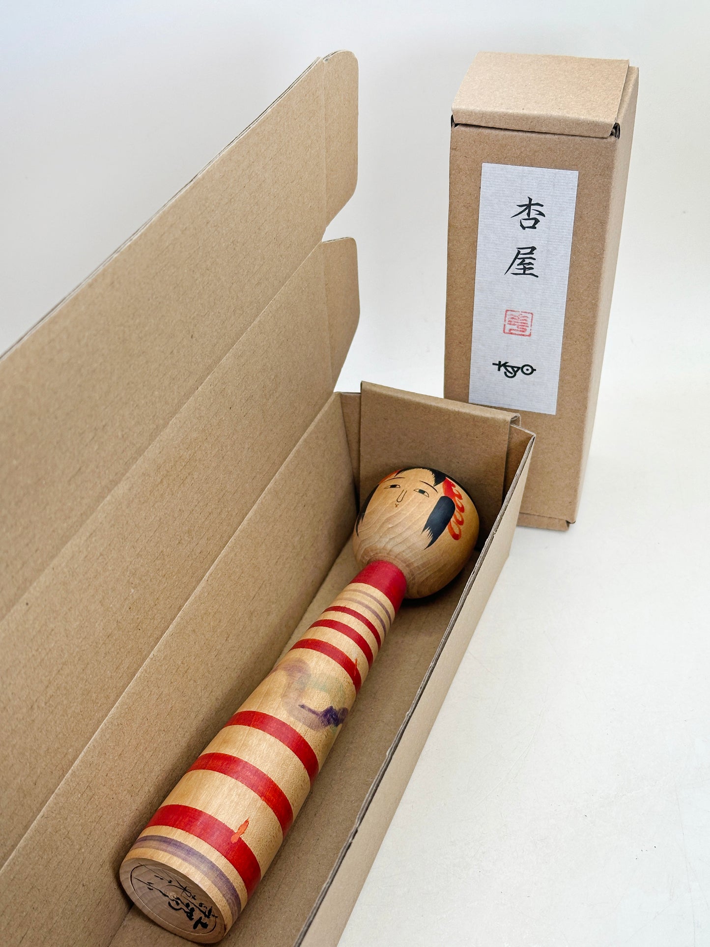K18159 - Traditional Tsuchiyu Kokeshi by Kazue Abe 阿部計英