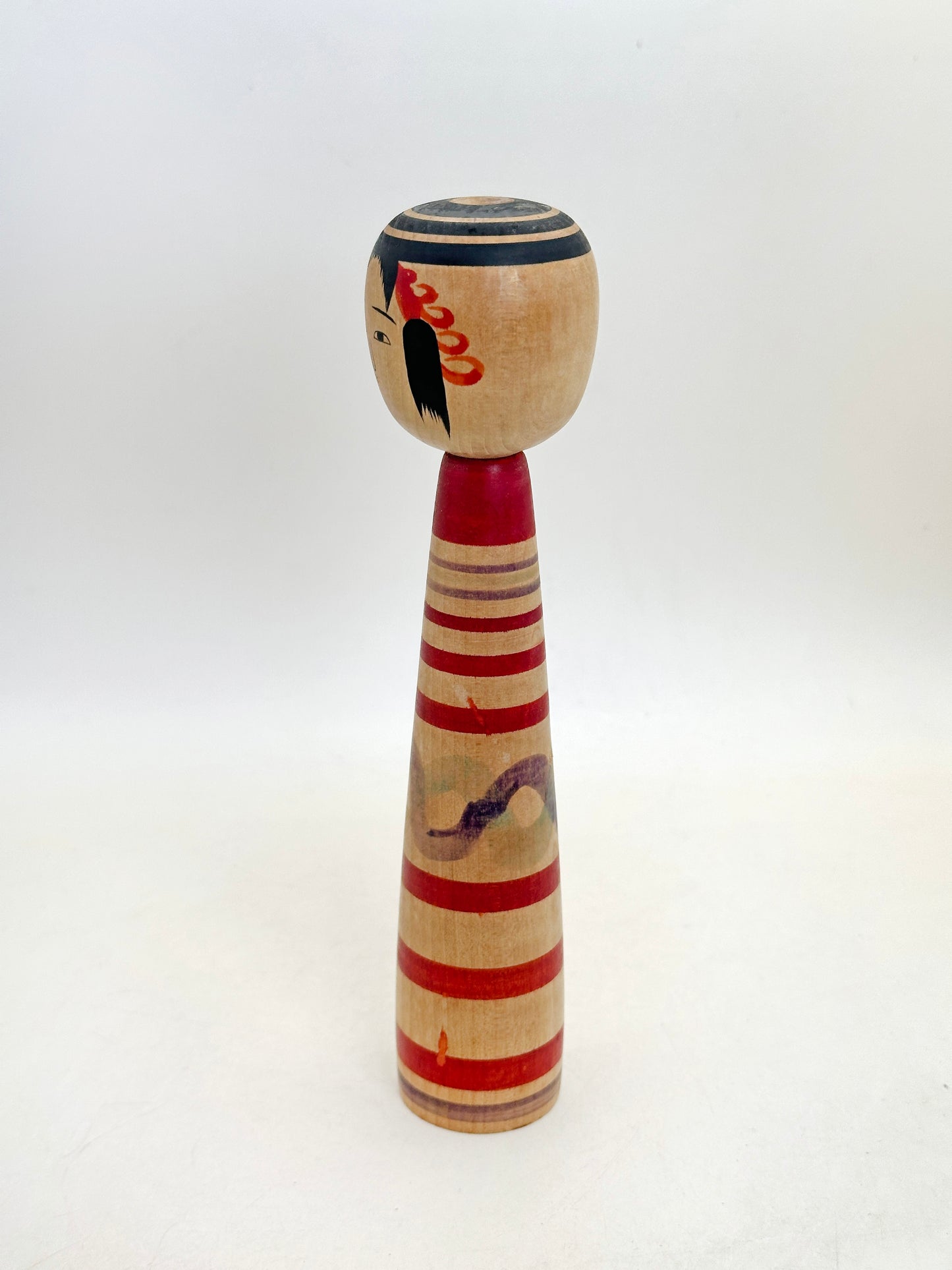 K18159 - Traditional Tsuchiyu Kokeshi by Kazue Abe 阿部計英