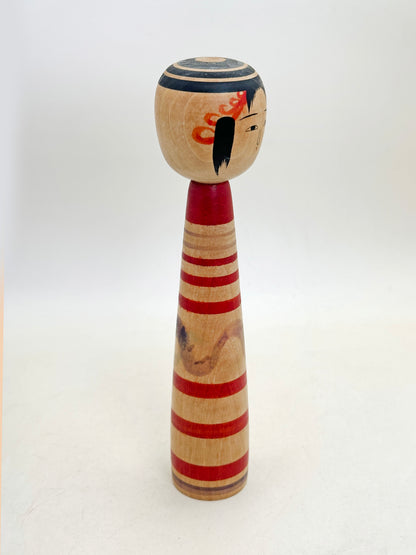 K18159 - Traditional Tsuchiyu Kokeshi by Kazue Abe 阿部計英