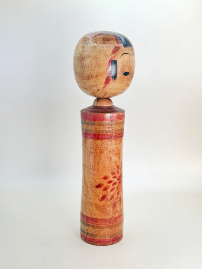 K25127 - Sosaku Shingata kokeshi by Atsumi Katsufusa 熱海勝房