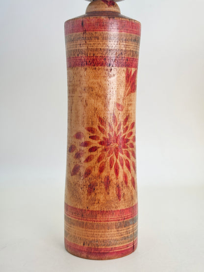 K25127 - Sosaku Shingata kokeshi by Atsumi Katsufusa 熱海勝房