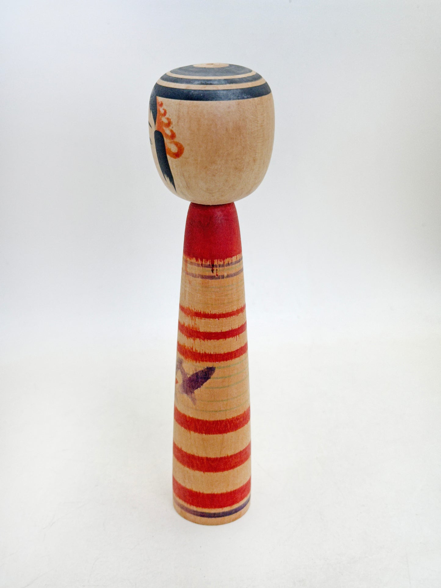 K18158 - Traditional Tsuchiyu Kokeshi by Kazue Abe 阿部計英