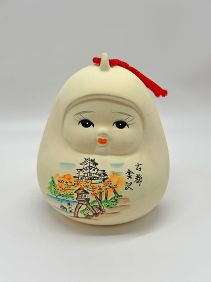 CB082 - Kanazawa Hime Daruma Dorei Bell 金沢 姫だるま土鈴