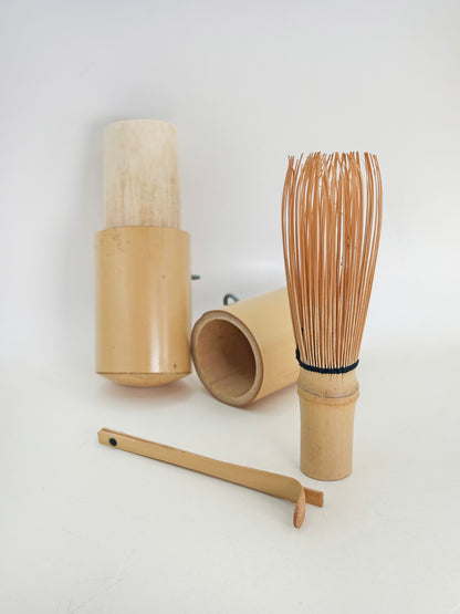 TC69 - RARE Chasen Travel Set 3 pieces 携帯茶筅