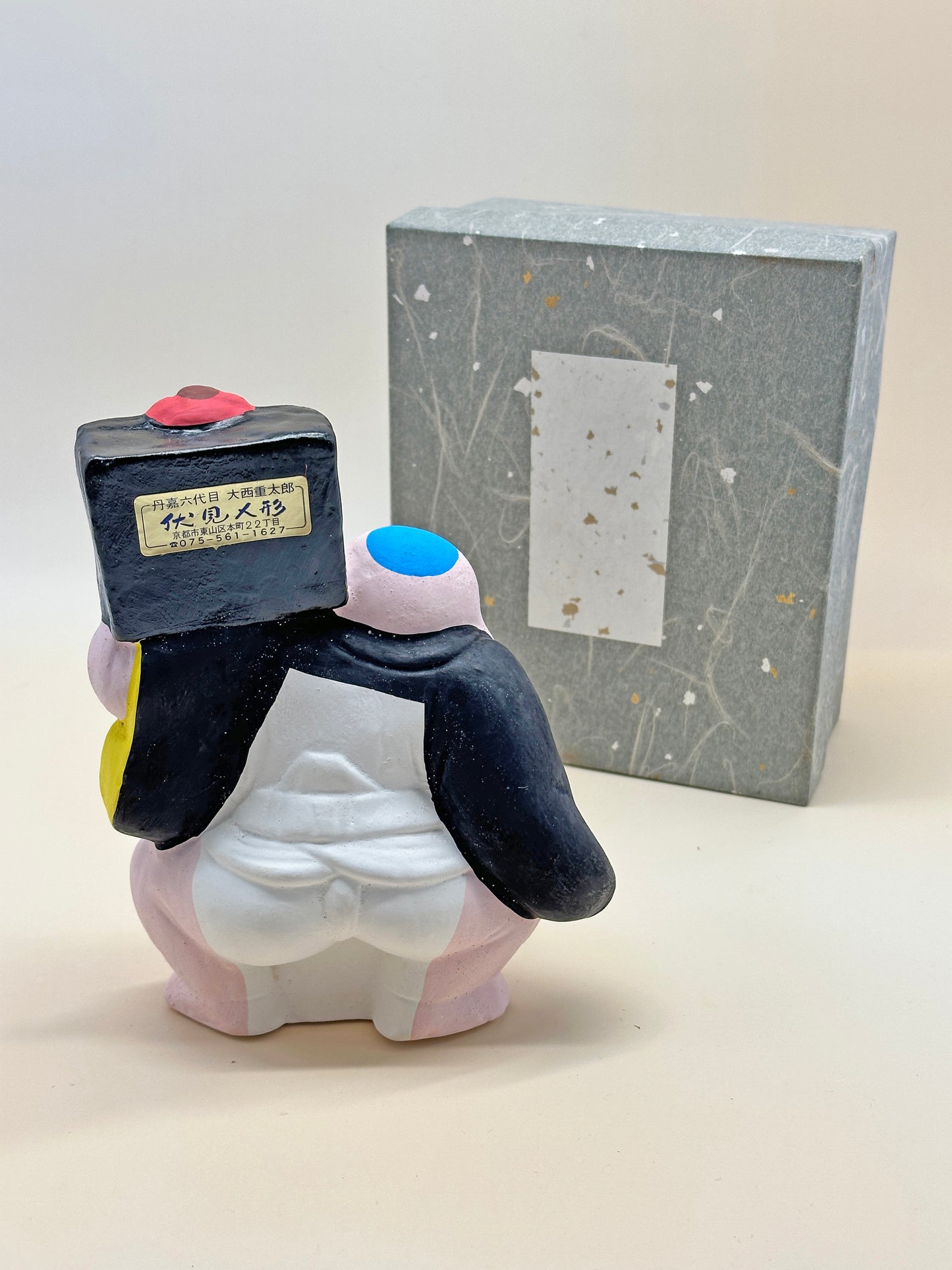 FT218 - Kyoto Fushimi Doll of Hotei – 伏見人形 七福神 布袋