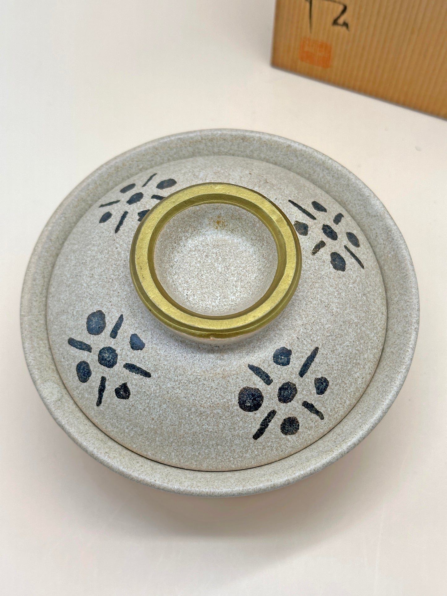 TB39 - Ceramic Lidded Bowl by Yasuda Masahiro 安田全宏