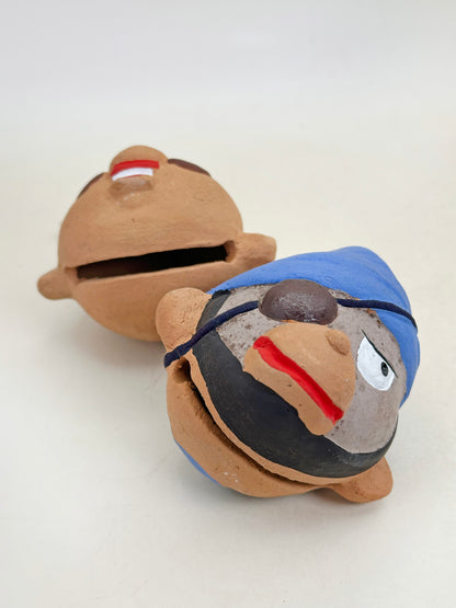 CB279 - Dorei clay bell from Hikosan 英彦山