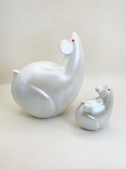 FT619 - Tokoname Ware Rat Zodiac Figurine Set  常滑焼