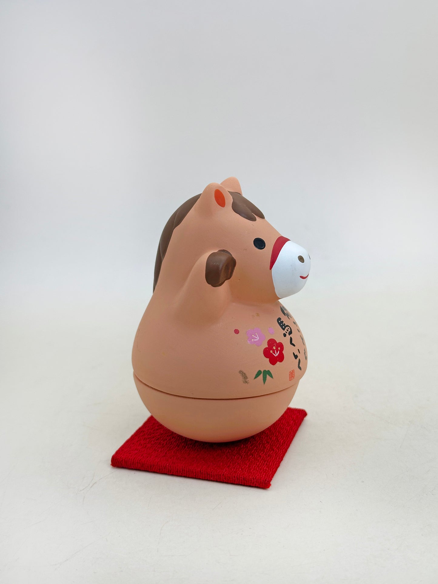 FT477 - Horse zodiac tumbler figurine by Yakushigama 薬師窯