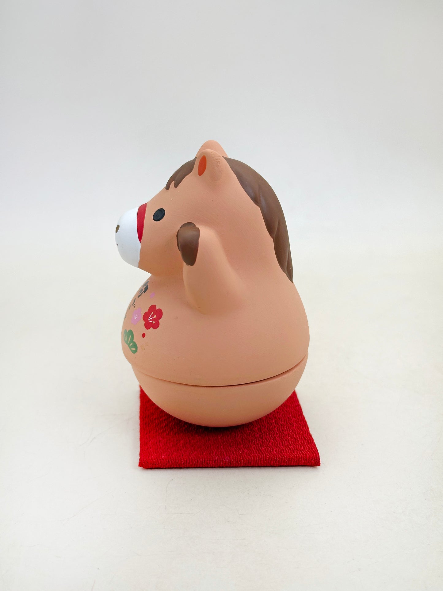 FT477 - Horse zodiac tumbler figurine by Yakushigama 薬師窯