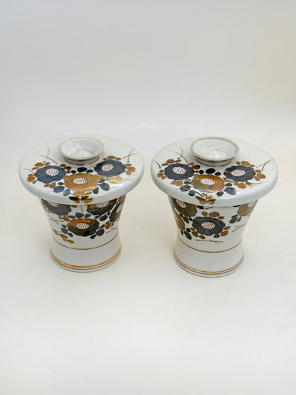 TB301 -  Kutani-yaki lidded bowl set 九谷焼