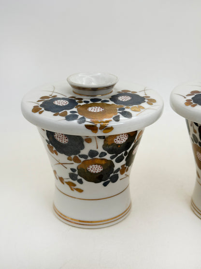 TB301 -  Kutani-yaki lidded bowl set 九谷焼