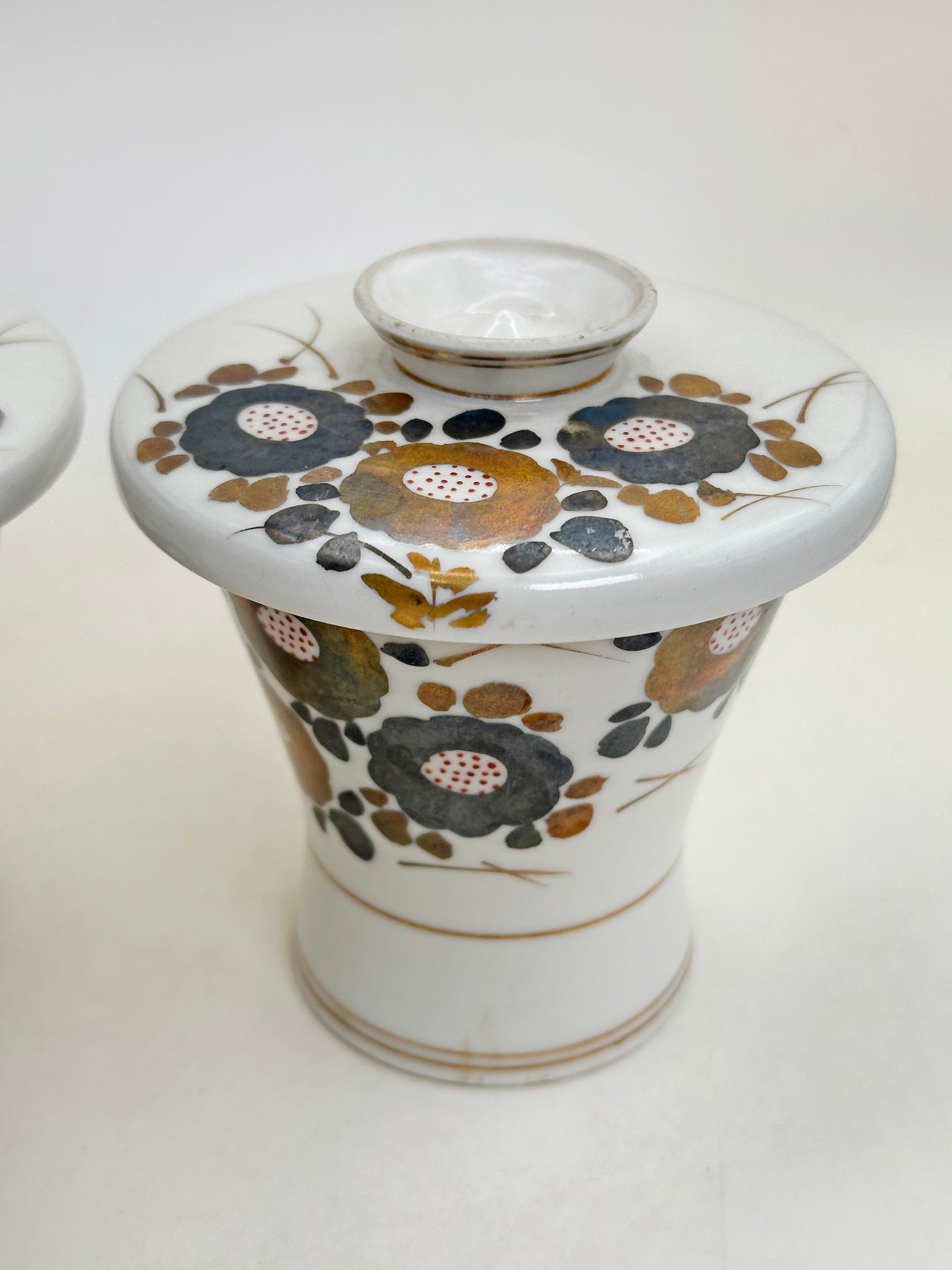 TB301 -  Kutani-yaki lidded bowl set 九谷焼