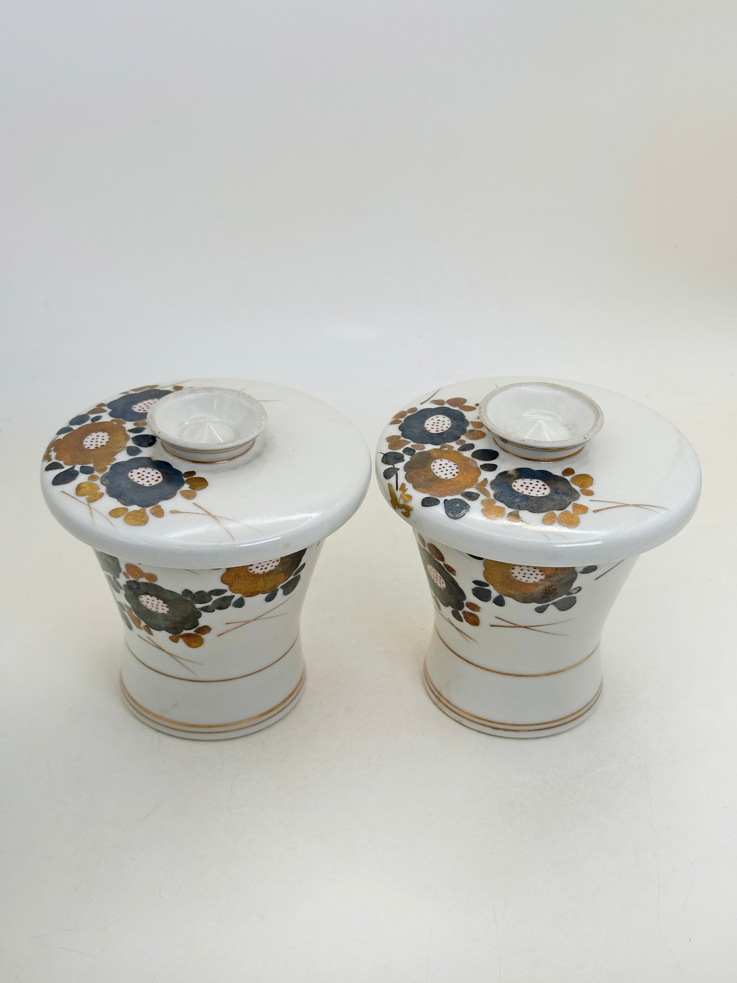 TB301 -  Kutani-yaki lidded bowl set 九谷焼