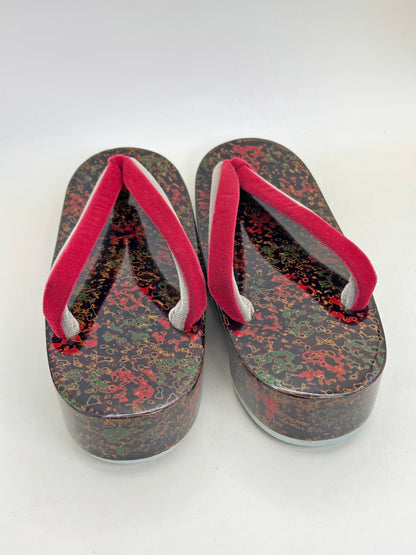 FA30 - Tsugaru-nuri geta sandals 津軽塗 - EU36