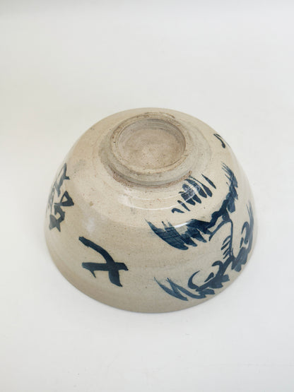 TC154 - Kyō Ware Daruma Chawan Matcha Bowl 京焼