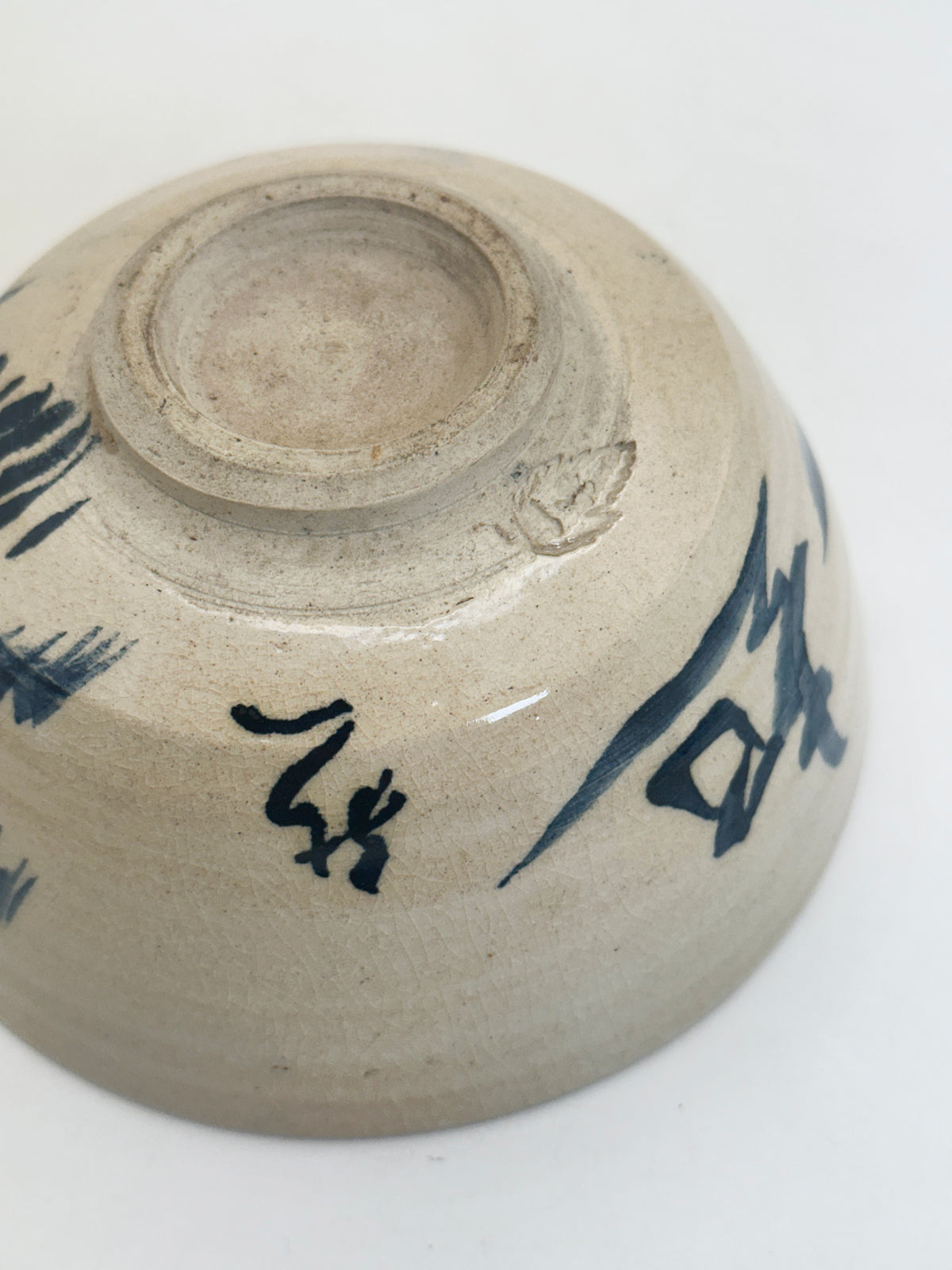 TC154 - Kyō Ware Daruma Chawan Matcha Bowl 京焼