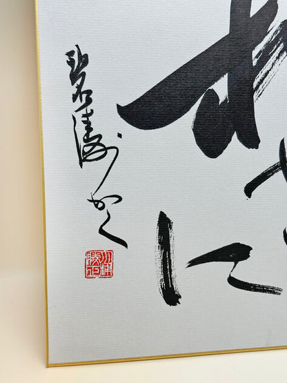 SHP64 - Japón Caligrafía Shikishi Nagoyaka 和やか